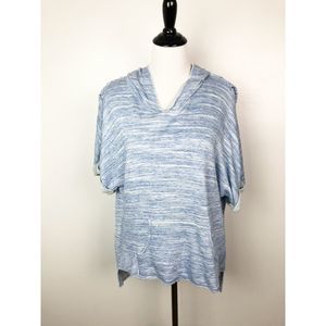 Anthropologie Dolan Terry Cloth Hooded Top